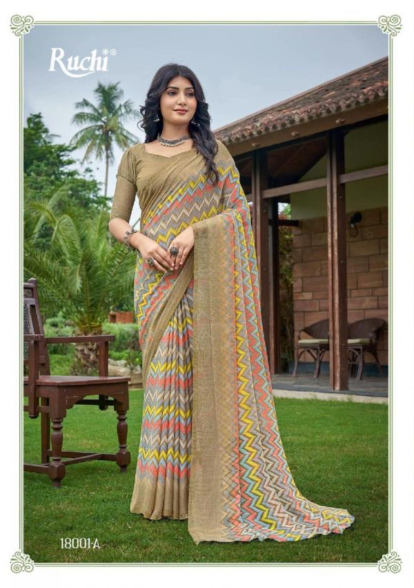 Ruchi Star Chiffon 83 Casual Wear Chiffon Saree Collection